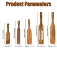 thumbnail image 3 of Slender Mixing Stick Suitable For Mixing Retrieving Ingredients From The Bottom Of The Jar Dough Beater Long Handled Wooden Spatula Kitchen Tool Suitable, 3 of 8