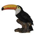 thumbnail image 1 of Hi-Line Gift Ltd Toucan sur Souche Statue, 1 of 1
