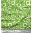 thumbnail image 1 of Soimoi Tissu Georgette Viscose Tissu Mandala Floral Imprimés au Mètre 42 Pouces de Large, 1 of 3