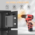 thumbnail image 2 of Riflewell Fingerprint Safe - 6.0 Cu ft Large Safe Box Fireproof Waterproof,Money Safe with Mute-Function & Dual Alarm System,Home Safe with Deposit Slot & LED Light,for Home,Business,Valuables, 2 of 7