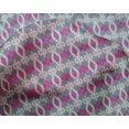 thumbnail image 4 of oneOone Silk Tabby Fabric Geometric Ikat Printed Fabric 1 Yard 42 Inch Wide, 4 of 4