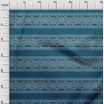 thumbnail image 2 of oneOone Tissu Flex Coton Bleu Sarcelle Floral Bandhani Matériel de Robe Tissu Imprimé Tissu au Mètre 40 Pouces de Large, 2 of 4