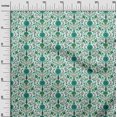 thumbnail image 3 of oneOone Georgette Viscose Green Fabric Florals Fabric For Sewing Printed Craft Fabric By The Yard 42 Inch Wide, 3 of 4