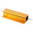 thumbnail image 3 of 3X Gold Aluminum Clad Power Resistor Resistance 100W, 2 Ohm 2R, 3 of 7