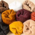 thumbnail image 4 of Women Winter Solid Thick Warm Socks Cozy Crew Socks, 4 of 4