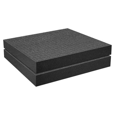 2 Pieces Cube Sheet Foam Pre Cube Sheet Foam for Storage Drawer Pad Tool Box 30cmx30cmx5cm