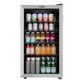 thumbnail image 1 of 18" 32 Cu Ft Beverage Refrigerator Merchandiser with Stainless Steel, 1 of 6
