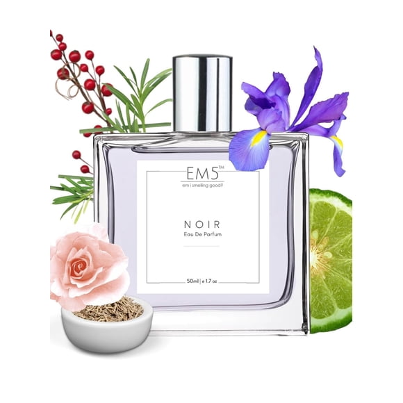 EM5 Noir Eau De Parfum For Men 50ml, 1.7 Fl.oz. | Strong & Long Lasting Fragrance - Perfect Gift For Husband, Boyfriend | Perfume For Boys - With Amber, Spicy & Woody Notes | Luxury Gift For Him