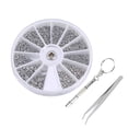 thumbnail image 1 of VogueV 1000-PC Home Repair Toolkit - Screwdrivers/Pliers/Wrenches + Case Silver, 1 of 7