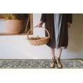thumbnail image 3 of Gloria Non Slip Rubber Back Kitchen Rug Kitchen Runner Kitchen Mat Anti Slip Carpet (Floral-Gray Runner (20"x59")), 3 of 6
