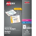 thumbnail image 1 of Avery® Hanging Name Badge kit for Laser and Inkjet Printers, 3" x 4" - 5393, 1 of 3