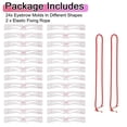 thumbnail image 2 of 24pcs Eyebrow Stencils, EEEkit Eyebrows Shape Kit Stickers Eyebrow Template with Strap, 24 Reusable Eyebrow Stencils for Women, Eyebrow Definer Eyebrow Shaping Kit for 3 Minutes Makeup, 2 of 6