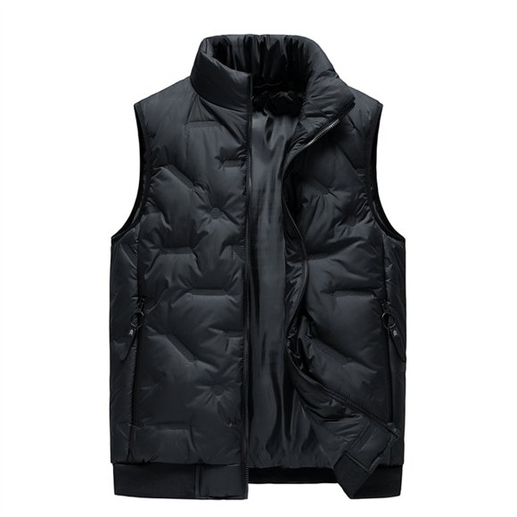 Pisexur Jackets for Men Work Jacket Standing Collar Multiple Pockets Outdoor Photography/Sports Jacket Coat Black,XL