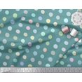 thumbnail image 2 of Soimoi Blue Cotton Duck Fabric Circle Geometric Decor Fabric Printed Yard 56 Inch Wide, 2 of 5