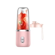 Vwrxbz Portable Blender USB Rechargeable 6 Blade Personal Smoothie Blender 400ml BPA Free Travel Juicer for Shakes and Fruit Juice