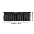 thumbnail image 3 of Aodebiao Blackout Window Valance, 18 Inches Long Kitchen Window Curtains Over Sink Rod Pocket Pattern Valance for Bathroom Bedroom Living Room, 3 of 6