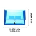 thumbnail image 2 of Classeur Tridimensionnel Coloré avec Élastique, 2 of 2