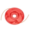 thumbnail image 2 of Weeds Wacker Head, Universal Red Iron Lawn Mower Weeder Trimmer Head Replacement Easy Installation and Disassembly for Garden, 2 of 7