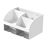 Ohufall Transparent Desktop Drawer Organizer Student Dorm Desk Storage Office Supplies Desk Organizer With Drawers