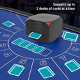 thumbnail image 3 of Automatic Card Shuffler and Dealer 2 in 1, Automatic Card Dealer Machine, 360 Rotating 2 Decks Card Shuffler, for Board Games and Poker Games, 3 of 7