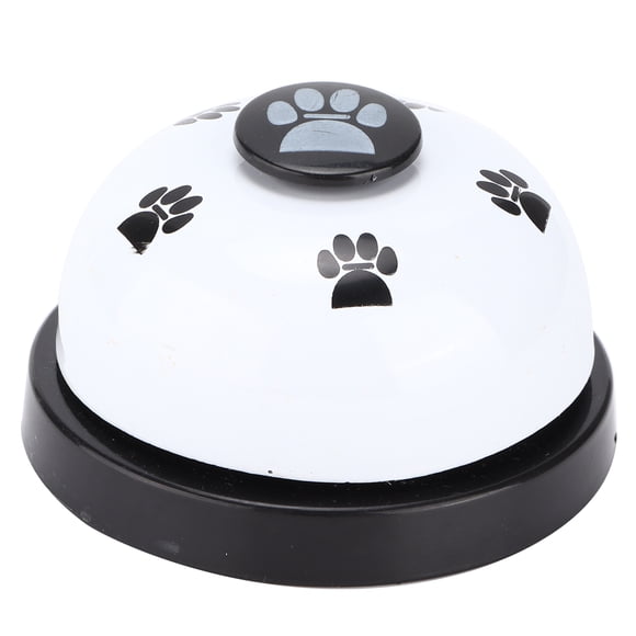Pet Training Bells, Puppy Training Bell Dog Buttons For Communication For Dog Cat For Home Pet Shop Black Base And White Cover