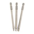 thumbnail image 1 of Bgsha 3pcs 100mm SQ1-SQ3 Square Head Electric Screwdriver Head Screw Driver Bits, 1 of 9