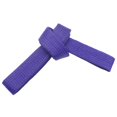 thumbnail image 2 of TOPTIE Karate TaeKwonDo Belt, Martial Arts Double Wrap Solid Rank Belt-Purple-Size 0, 2 of 7