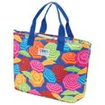 thumbnail image 4 of Rio Beach Umbrella Print Insulated Tote Bag - Umbrella Print, 4 of 5
