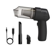 Portable Vacuum Cleaner with 100W 9000Pa Powerful Motor Wireless Handheld Vacuum Cleaner Cleaning Kit for Car/Home/Office, Black