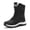 E-Black, variant on Kcodviy Winter Women Snow Boots on Snow Boots for Women Thick Soled Non Slip Snow Boots for Women S Upper Lace Up High Snow Boots Women Top Warm and Comfortable Snow Hiking Boots Women Shoes
