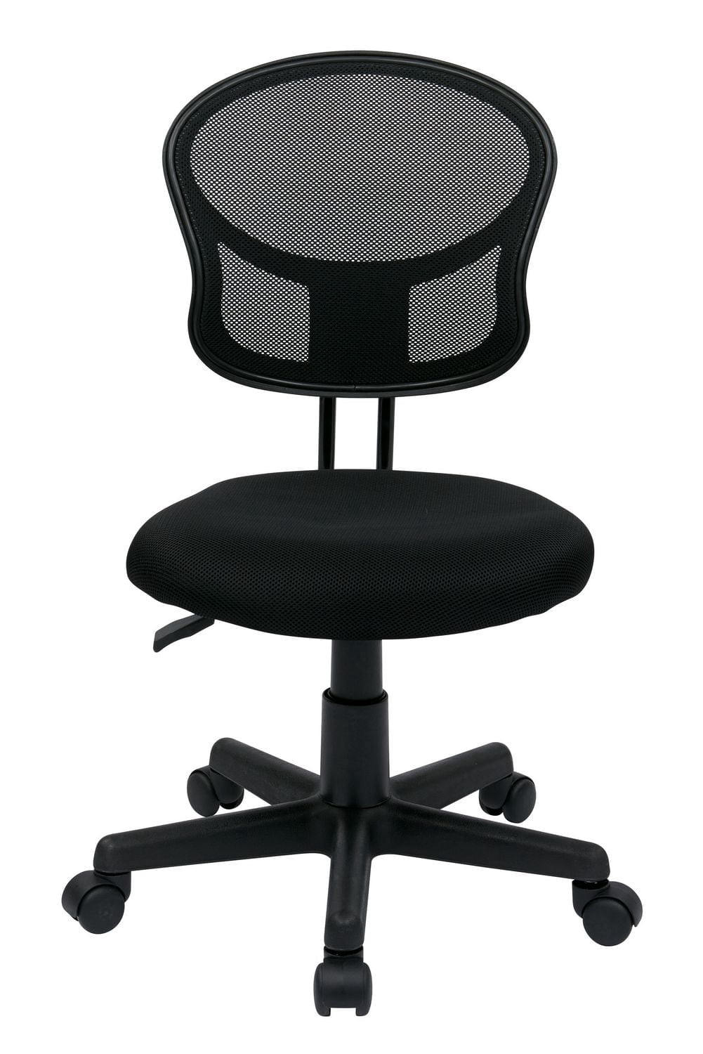 Chaise d’appoint noir OSP Designs à dossier résille