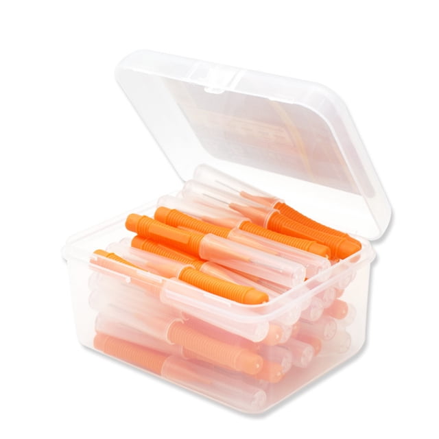 40pcs Interdental Brush Ultra Fine Toothpick Soft Floss Soft floss stick Stick Tooth Floss Head Toothpick Cleaning Tool