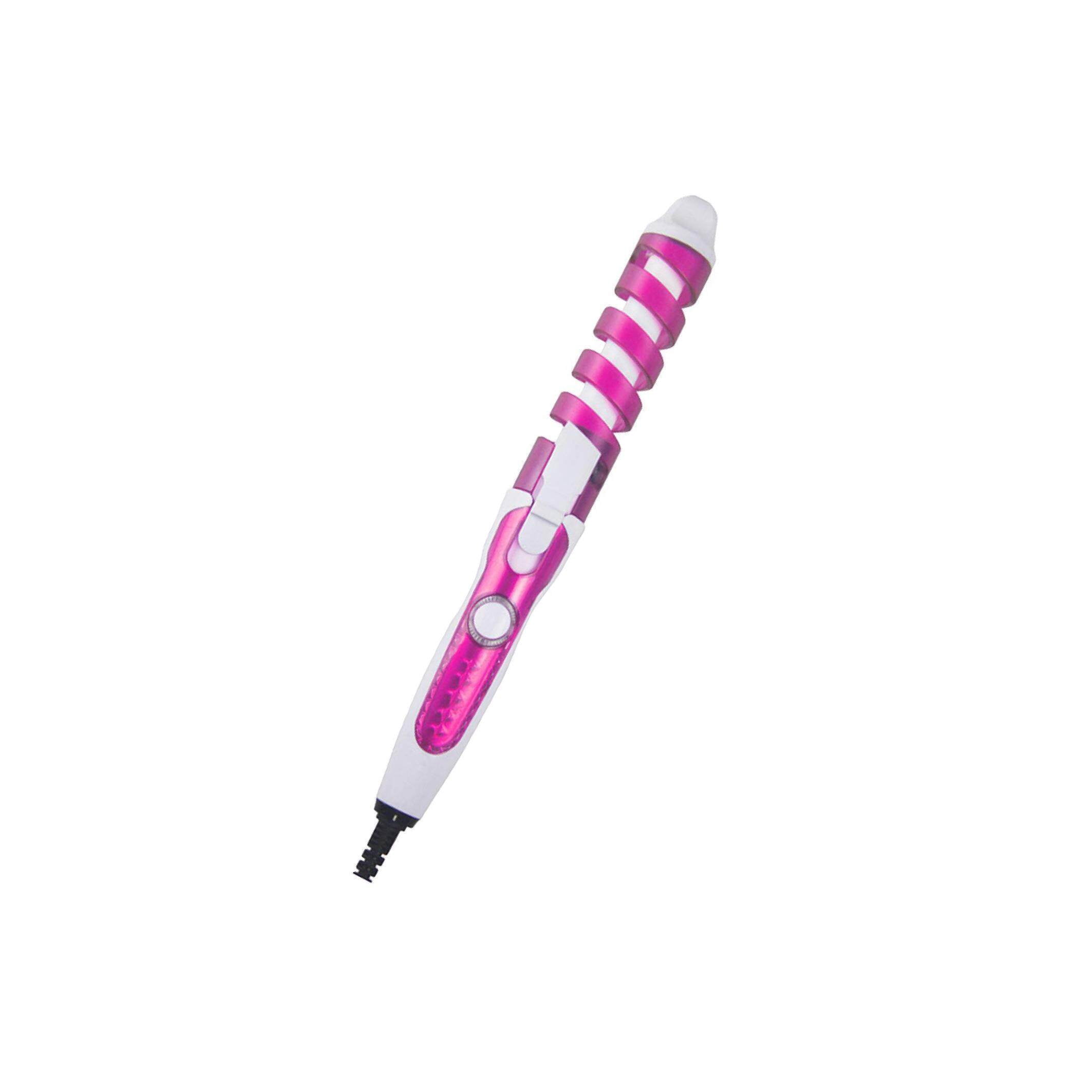 Ceramic Hair Curling Iron Wand Electric Regular Ceramic Hair Iron EU pink