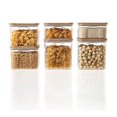 thumbnail image 3 of Ohufall Bamboo Cover Plastic Transparent Storage Tank Airtight Food Storage Containers For Five Grain And Miscellaneous Grain, 3 of 5