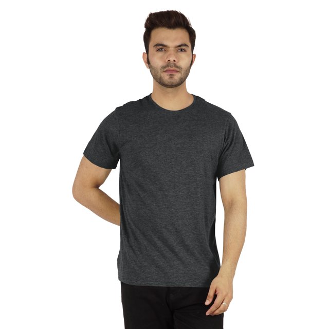 Inkmeso CottonShortSleeveSolidT-shirtForMensRelaxed Fit Casual Summer Basic T-shirts