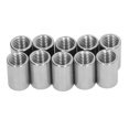 thumbnail image 1 of 10Pcs Coupling Nut Round Rod Connector Female Thread 304 Stainless Steel M12x1.75 16 L25mm, 1 of 14