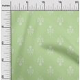 thumbnail image 2 of oneOone Georgette Viscose Light Green Fabric Asian Block Sewing Material Print Fabric By The Yard 42 Inch Wide, 2 of 4