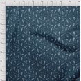 thumbnail image 4 of oneOone Coton Sarcelle Bleu Tissu Floral Robe Tissu Tissu Imprimé par la Cour 56 Pouces de Large, 4 of 4