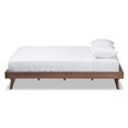 thumbnail image 3 of Baxton Studio Jacob Queen Platform Bed in Walnut Brown, 3 of 5