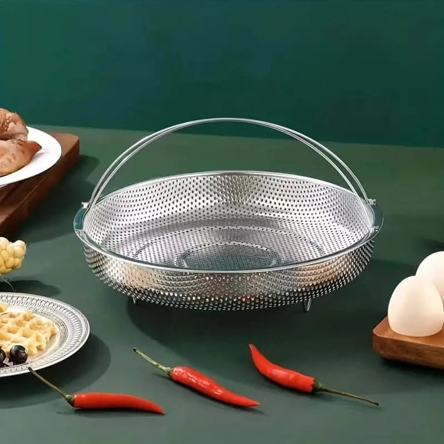 Cqxid Cooking Molds Under $10 Stainless Steamer Kitchen Accessory Metal Steamer Dumpling Steamer Fish Steamer Pot Steamer For Vegetables Steamer Basket Insert For Pot Handheld Kitchen