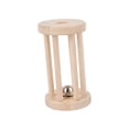 thumbnail image 1 of Lipstore Baby Roller Rattle Wood Toys Rattles with Bells Smooth Surface Infant Roller Toy B, 1 of 8