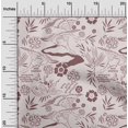thumbnail image 2 of oneOone Viscose Chiffon Pink Salmon Fabric Asian Japanese Pattern Craft Projects Decor Fabric Printed By The Yard 42 Inch Wide, 2 of 4