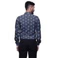 thumbnail image 2 of BESTMAN Chemise Décontractée Imprimée pour Hommes Coupe Ajustée à Boutons Manches Longues, 2 of 5