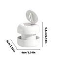 thumbnail image 3 of Holiday Deals! Gspmoly 2Pcsmulti Functional Tablet Grinding and Cutting Grinder Children'S Tablet Grinding Grinder Grinding Powder Grinder Small Grinder Box Cutting and Packaging Medi Holiday Deals, 3 of 9