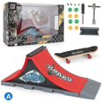 thumbnail image 3 of Skate Park Ramp Parts For Tech Decks Fingerboard Finger Board Parks Gift For Kids, 3 of 5