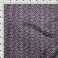 thumbnail image 3 of oneOone Cotton Poplin Fabric Leaves & Floral Block Printed Craft Fabric BTY 42 Inch Wide, 3 of 5