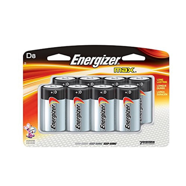 Energizer Piles Alcalines D Max - 8 Unités