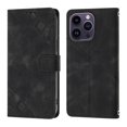 thumbnail image 2 of Compatible with iPhone 14 Pro Max Classic Embossed PU Leather Case with Card Holder Shockproof Cover, 2 of 5
