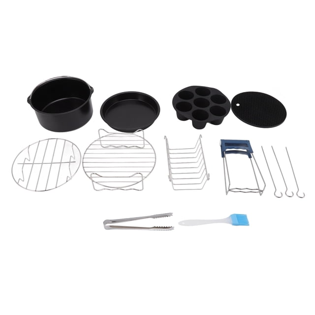 For Air Fryer Pans Set, Wearable Durable Home For Air Fryer Pans Set Stainless Steel For Kitchen 16cm,18cm,20cm