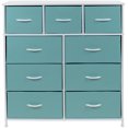thumbnail image 2 of Sorbus 9 Drawers Chest Dresser - Aqua, 2 of 8